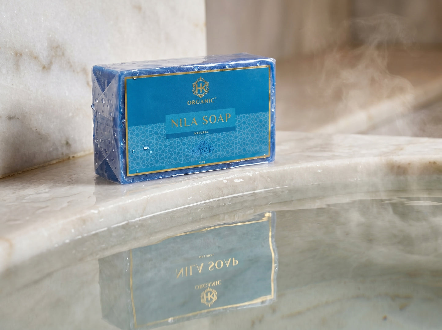 Nila Soap on a marble surface