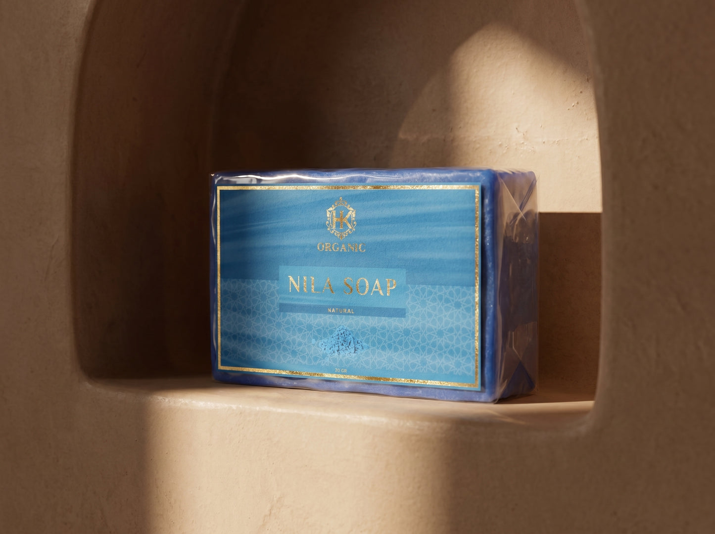 Box of Nila Soap in a decorative setting